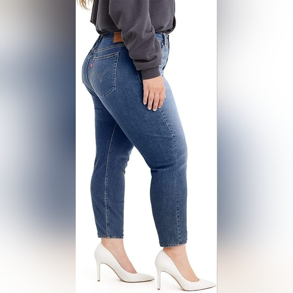 Levi's Wedgie Plus Size Skinny Ankle Jeans Size 22W - Picture 3 of 16